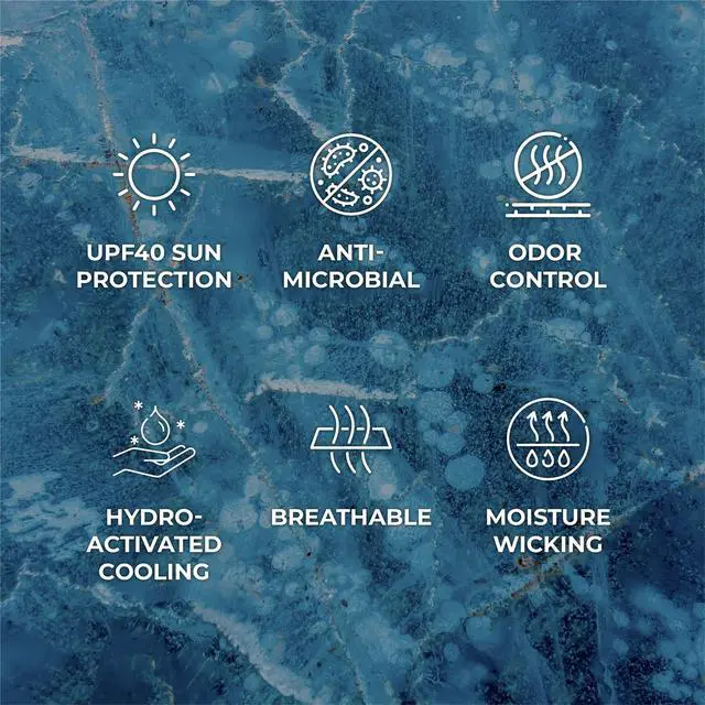 Alt view image 3 of 6 - Original Cooling Towel Be Cool in Style - Heat Relief, Soft, Lightweight, Sun Protection, Easy Clean - Perfect for Biking, Running, Yoga, Gym, Gardening - Baseball