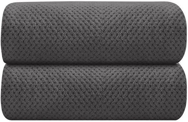 Main image of Bath Towels 2PK, Microfiber Ultra Soft Bathroom Towel, 27x54 in