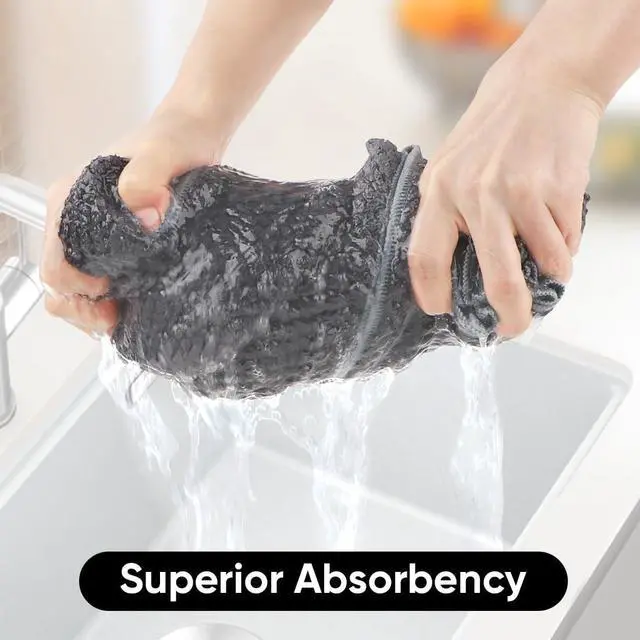Alt view image 3 of 7 - Bath Towels 2PK, Microfiber Ultra Soft Bathroom Towel, 27x54 in