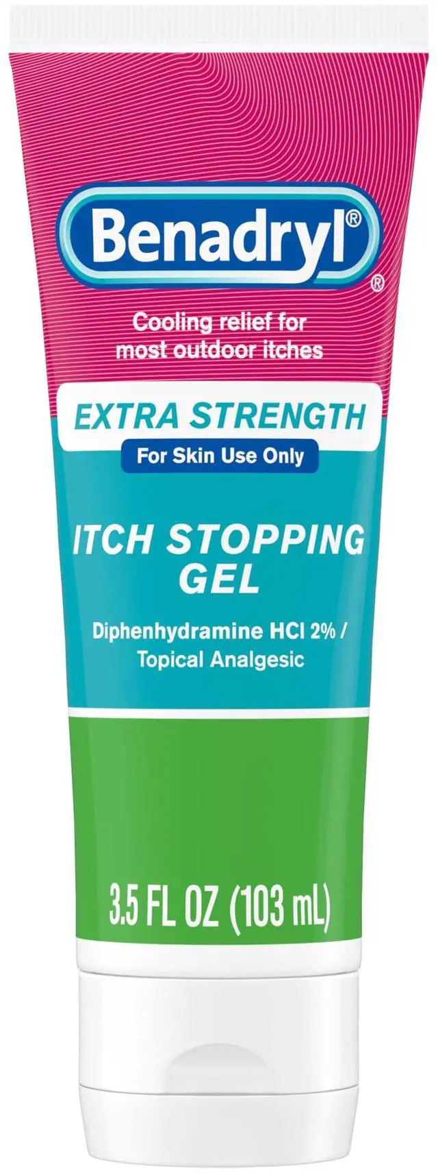 Main image of Itch Relief Gel Extra Strength, 2% Diphenhydramine HCl, 3.5 fl. Oz