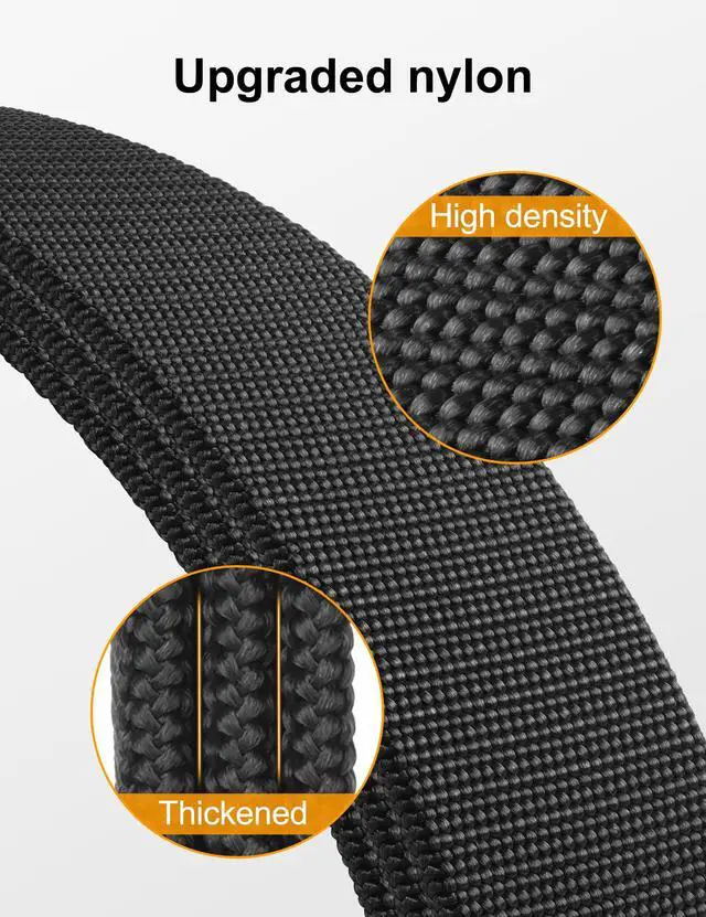 Alt view image 3 of 7 - Men's Stretch Tactical Belt, 1.5" Elastic Nylon Web with Flip Buckle