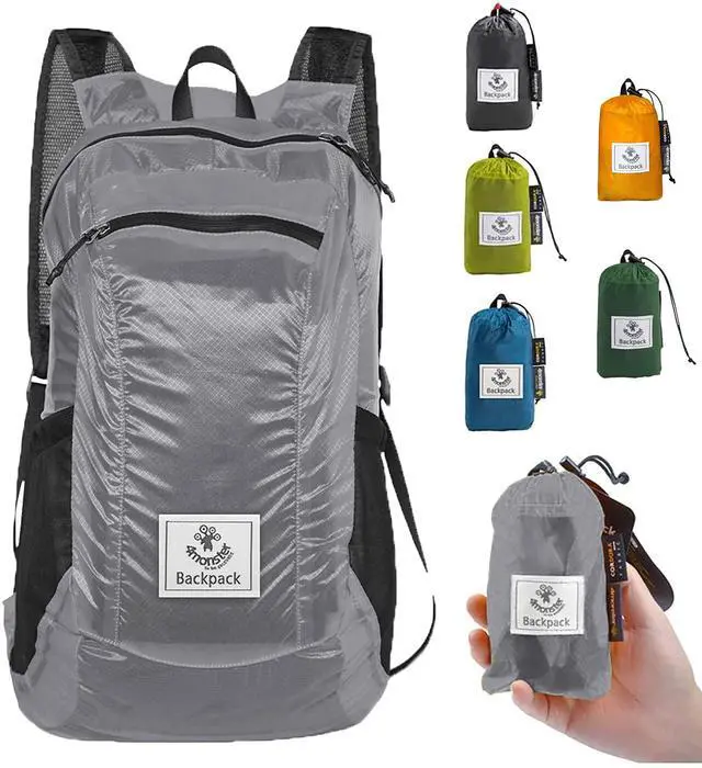 Main image of Hiking Daypack,Water Resistant Lightweight Packable Backpack for Travel Camping Outdoor (Silver, 16L)