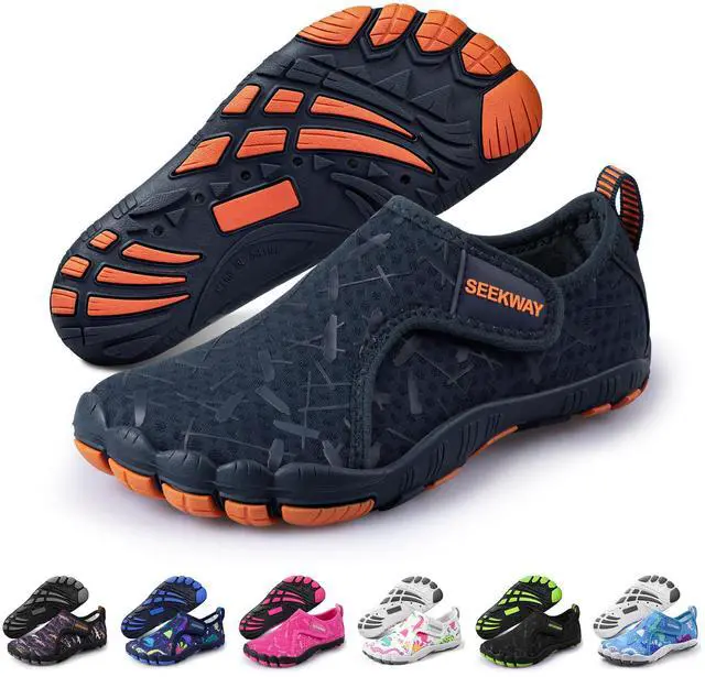 Main image of Barefoot Water Shoes for Kids - Wide Toe Box and Quick-Dry Sand Shoes Toddler for Hiking Swim Beach Pool Kayak Sport Accessories, Camping Essentials Non-Slip for Boys Girls Sizes