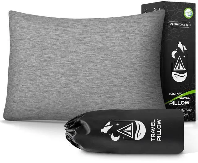 Main image of Camping Pillow Set with Travel Pillow, Eye Mask, Earplugs Small