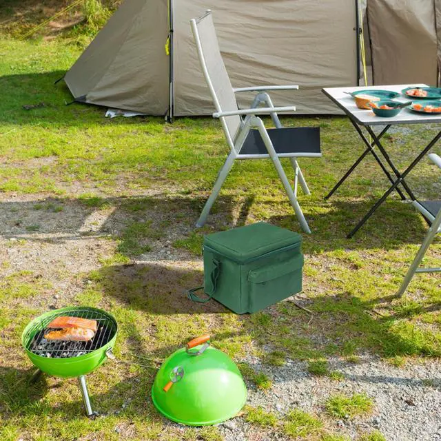Alt view image 7 of 7 - Upgraded 1LB Propane Tank Storage Bag Holds 6 Pcs Gas Tank 16 OZ, Portable Refillable Small Camping Propane Gas Bottle Canister Case with Padding for Outdoor Camping, Cooking, Travel and Picnic