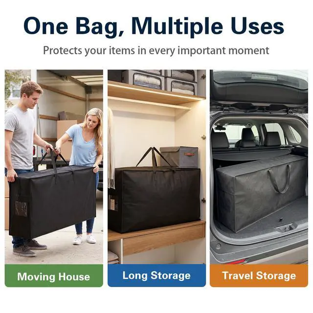Alt view image 7 of 7 - Folding Mattress Bag, Tri Fold Mattress Storage Bag, Mattress Carry Case