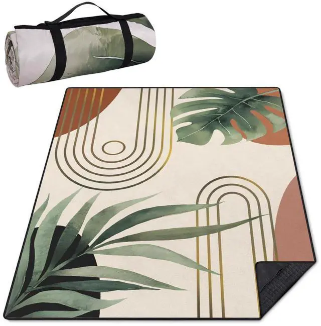 Main image of Picnic Blanket Boho Waterproof Foldable Outdoor Mat 60x80 Inch