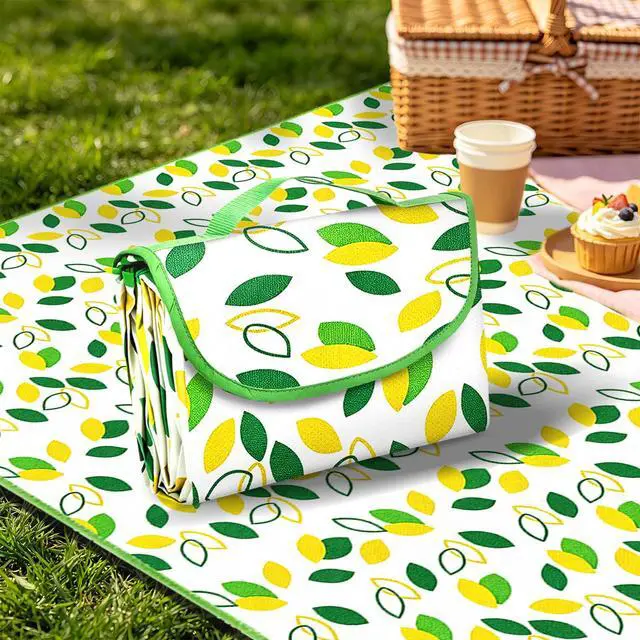 Alt view image 3 of 7 - Large Picnic Blankets,Foldable Camping Mat, Outdoor Party Mat