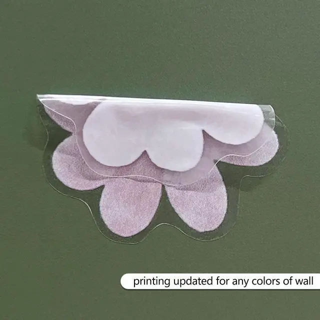 Alt view image 5 of 6 - Daisy Wall Decals | 84 PCS Boho Flower Stickers for Girls' Rooms, Playrooms, and Nurseries | Dual Layer Print for High Coverage | Removable Peel and Stick Wall Decor (Pink-B) | 12 Sheets