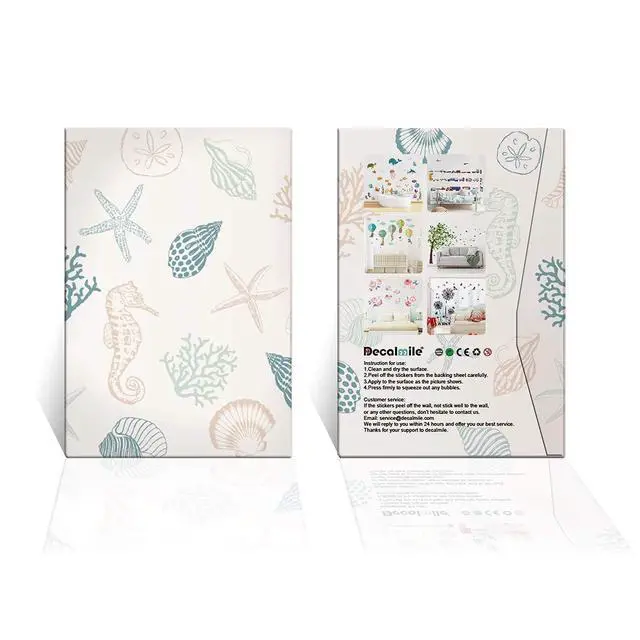 Alt view image 5 of 6 - Green Vine Plants Leaves Birds Sofa TV Wall Decals Stickers
