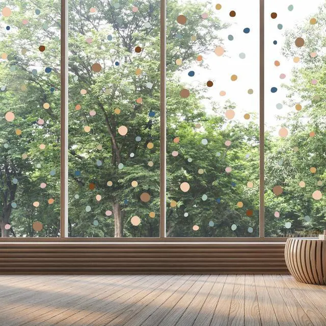Alt view image 7 of 7 - 15 Sheet 300 Pcs Irregular Polka Dots Boho Wall Decal Terrazzo Playroom Bedroom Removable Modern Vinyl Boho Wall Stickers(Boho Color)
