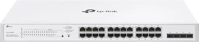 Main image of TP-Link Festa FS328GP 28 Port Gigabit Smart Managed PoE Switch 24 PoE+ Port @250W, 4 x SFP Slots Self-Organizing Network Free Cloud Static Routing, Vlan, ACL, LAG Does not Work with Omada