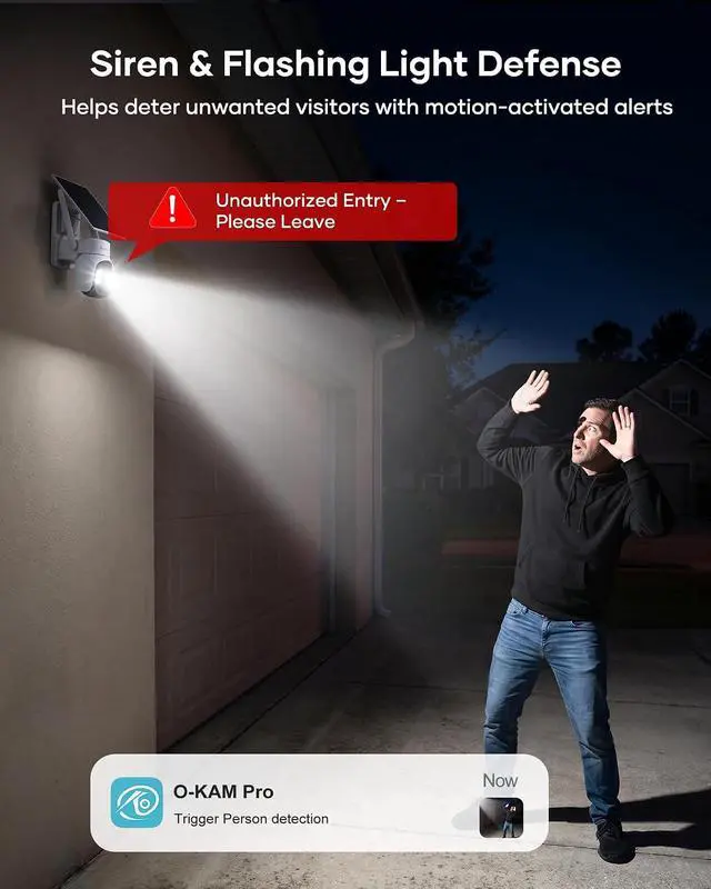 Alt view image 7 of 7 - firstrend Solar Security Cameras Wireless Outdoor, No Monthly Fee, Human Auto Tracking, 360° Pan & Tilt, Wireless Security Camera System with Two-Way Audio, 2K Color Night Vision, IP65, 4 Camera Kit
