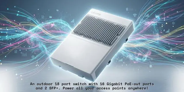 Main image of MikroTik CSS610-8P-2S+Out netPower Lite 8P 8 Port PoE Switch 2X SFP+ UPS Outdoor IP54