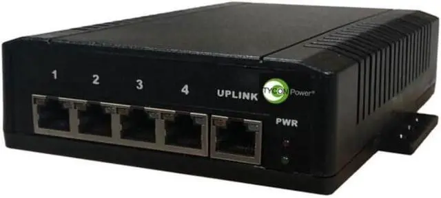Main image of Tycon Systems TP-SW5G-24 5 Port High Power POE Switch - 10-36V DC Input