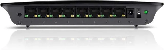 Alt view image 2 of 6 - Linksys SE2800 8-Port Gigabit Ethernet Switch