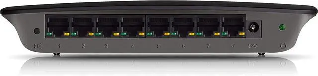 Alt view image 4 of 6 - Linksys SE2800 8-Port Gigabit Ethernet Switch