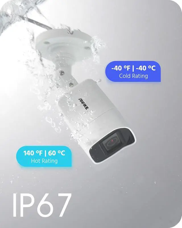 Alt view image 6 of 7 - ANNKE 4K Security Camera System, 8CH 8MP AI DVR with Human & Vehicle Detection, 2TB HDD and 8 x 4K IP67 Bullet Home & Surveillance Cameras, Work with Alexa, Easy Remote View, Smart Color Night Vision