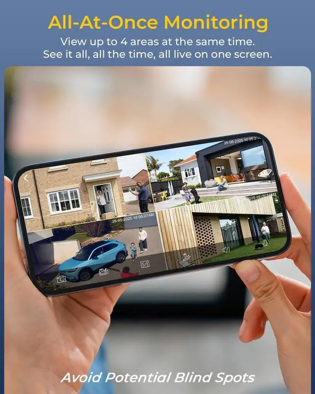 Alt view image 3 of 7 - SANSCO 2K Solar Security Cameras Wireless Outdoor
