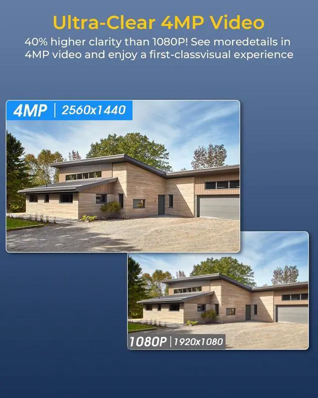 Alt view image 5 of 7 - SANSCO 2K Solar Security Cameras Wireless Outdoor