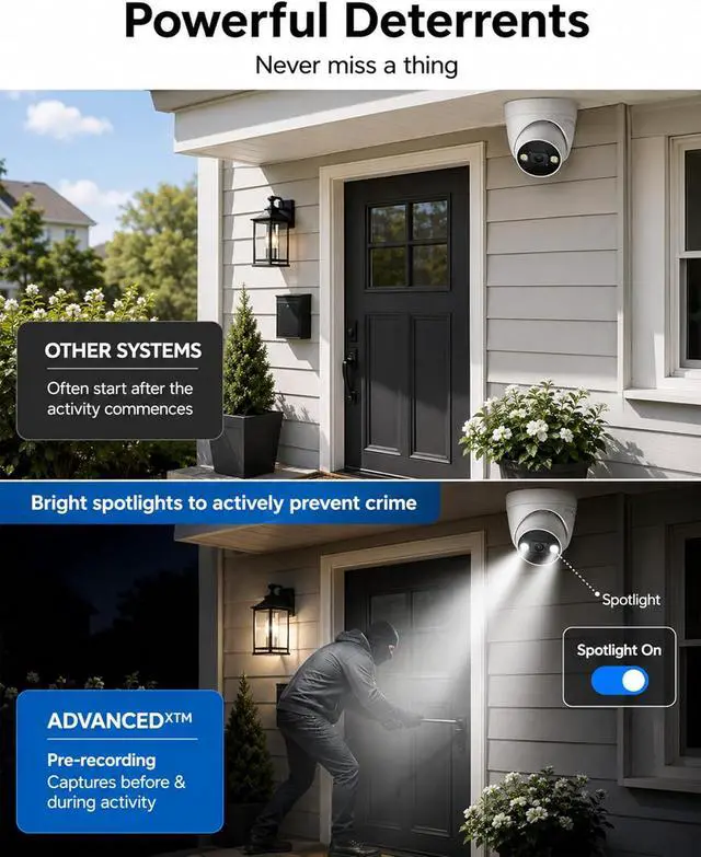 Alt view image 4 of 7 - Swann AdvancedX 5MP 3K PoE NVR Security System, 4 Dome Cameras, 8 Channel