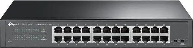 Main image of TP-Link 24-Port Gigabit Ethernet Unmanaged Switch