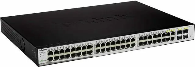 Main image of D-Link DGS-1248T Web Smart 48-Port 10/100/1000 Gigabit Switch with 4-Port Combo SPFs