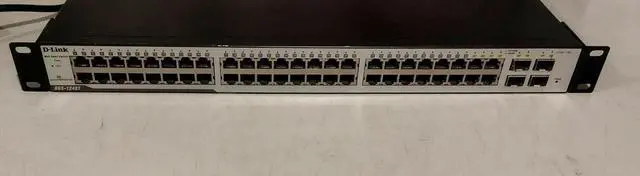 Alt view image 2 of 2 - D-Link DGS-1248T Web Smart 48-Port 10/100/1000 Gigabit Switch with 4-Port Combo SPFs