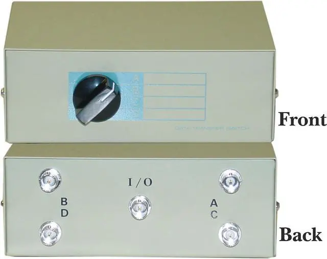 Alt view image 2 of 2 - ABCD 4 Way Switch Box, BNC Female
