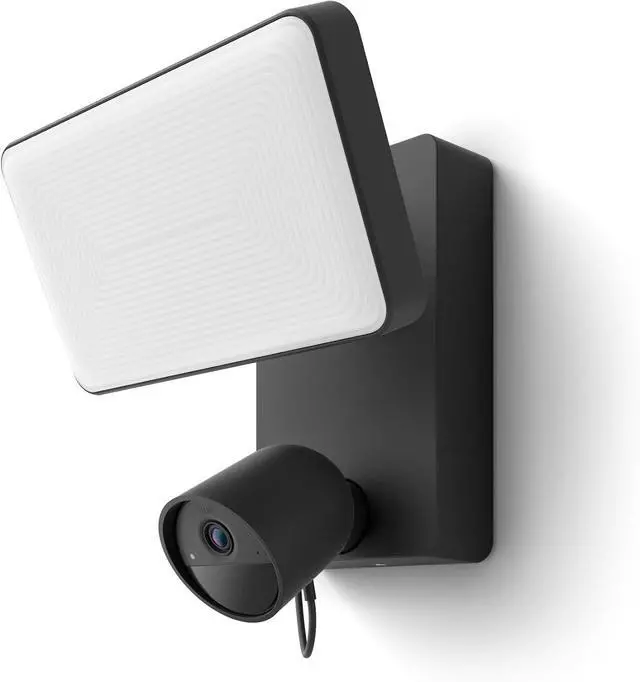 Alt view image 3 of 3 - Philips Hue Secure Outdoor Floodlight with Integrated 1080p Smart Home Security Camera, Black, for Outdoor Use, Two-Way Talk, Controllable via Hue App