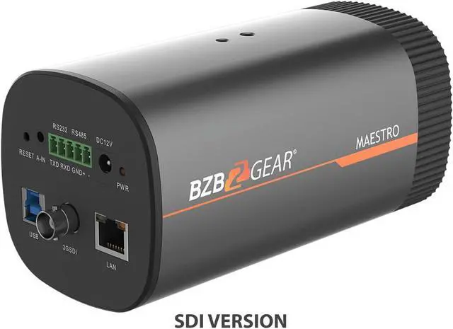 Alt view image 2 of 7 - BZB GEAR 8MP HDMI USB 3.0 IP POE Wide Angle Educational AUTO Tracking Camera (Gray - SDI Version) - BG-Maestro