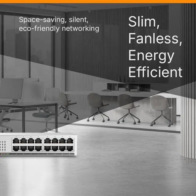 Alt view image 3 of 4 - Zyxel 16 Port Network Switch