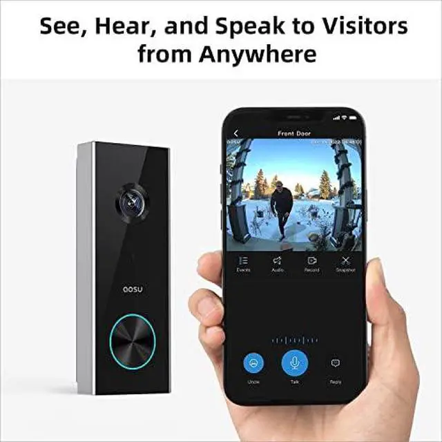 Alt view image 4 of 5 - aosu 3K/5MP Solar Security Cameras Outdoor Wireless 360-Degree 2K Wireless Camera