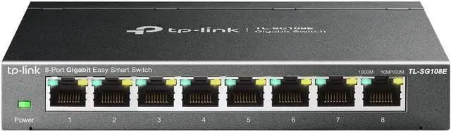 Main image of TP-LINK TL-SG108E 8-Port Gigabit Easy Smart Switch (TL-SG108E)