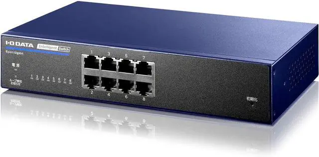 Main image of IO Data IODATA Intelligent Switch, 8 Ports, L2, IEEE802.1X Certified, Japanese Manufacturer BSH-G08MB