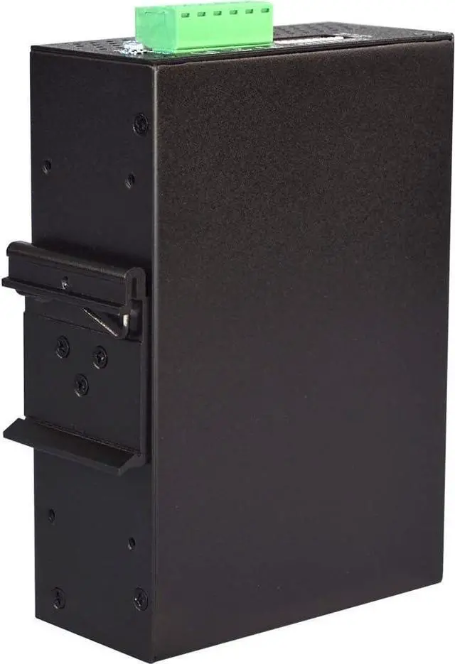 Alt view image 4 of 5 - Antaira LNP-0800-24 Industrial-Grade 8-Port PoE Unmanaged Fast Ethernet Switch, DIN-Rail Mount, -10 to 70°C Operating Temperature, Redundant 12 to 36 VDC Power Input, 5-Year Warranty