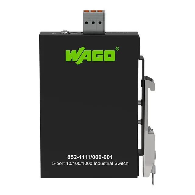 Alt view image 7 of 7 - WAGO 852-1111/000-001, Industrial-ECO-Switch; 5-Port 1000Base-T; Black