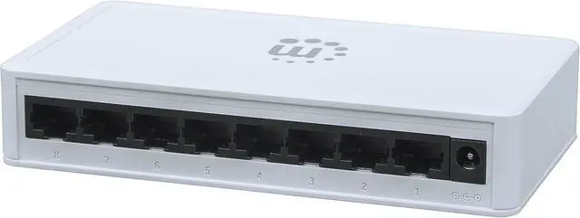 Alt view image 4 of 7 - Intellinet IEEE 802.3, 802.3ab, 802.3az, 802.3u, 802.3X 8-Port Gigabit Ethernet Switch (Plastic) (524124)