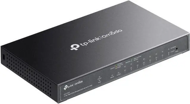 Main image of ES210GMP 10-Port Gigabit Easy Managed Switch with 8 PoE+ Ports, 123W Budget, Cloud Management, Fanless Metal Design