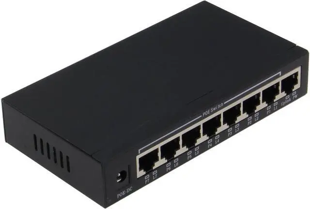 Alt view image 3 of 3 - SEDNA - 8 Port 10/100Mbps Desktop POE Switch
