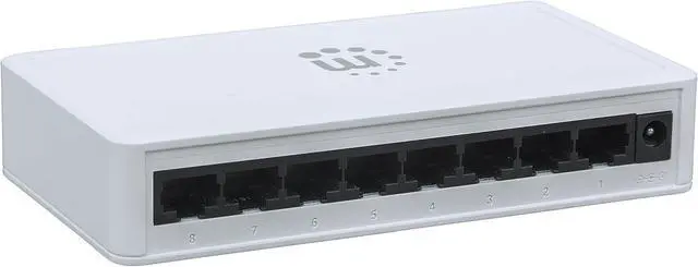 Alt view image 6 of 7 - Intellinet IEEE 802.3, 802.3ab, 802.3az, 802.3u, 802.3X 8-Port Gigabit Ethernet Switch (Plastic) (524124)