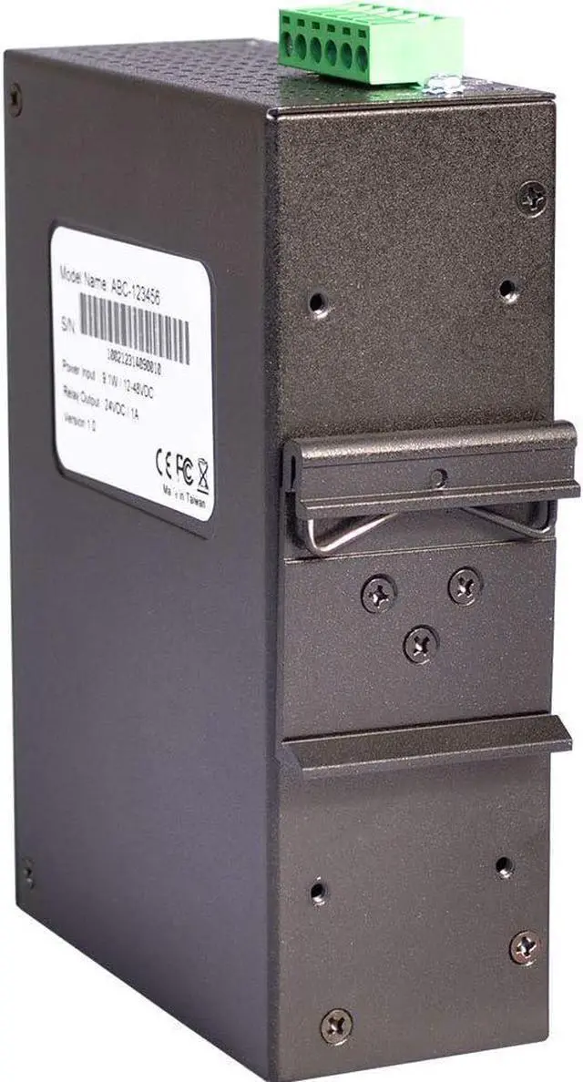 Alt view image 4 of 6 - Antaira LNP-0702G-SFP-24-T Industrial-Grade 7-Port PoE Unmanaged Gigabit Ethernet Switch, 2 SFPs, DIN-Rail Mount, -40 to 75°C Operating Temperature, Redundant 12 to 55 VDC Power Input, 5-Year Warranty