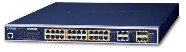 Main image of GS-4210-24UP4C 24-Port 10/100/1000T Ultra PoE + 4-Port Gigabit TP/SFP Combo Managed Switch