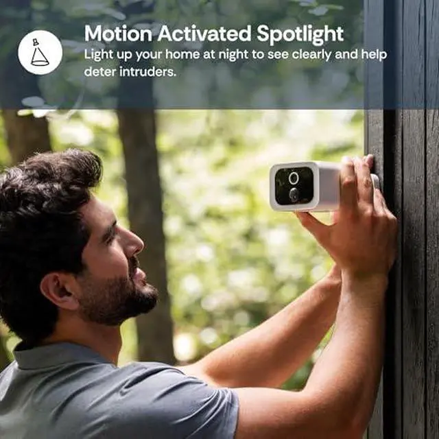Alt view image 6 of 6 - Luna 2K Indoor Cameras for Home Security, and Security Cameras Wireless Outdoor, Battery Camera w/Solar Panel, Spotlight (2025 Upgrade Version)