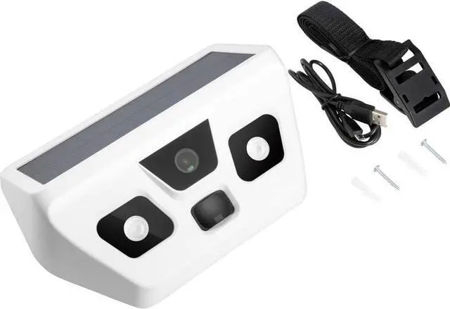 Main image of Technaxx FullHD Solar Outdoor Battery Wireless Surveillance Camera - Outdoor Camera with LED Light - Motion Sensor Photo Video with Sound MicroSD Surveillance TX-156