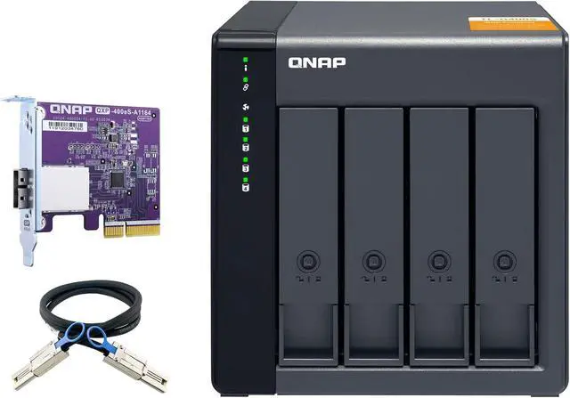 Alt view image 2 of 6 - QNAP TL-D400S 4 Bay SATA 6Gbps JBOD Storage Enclosure