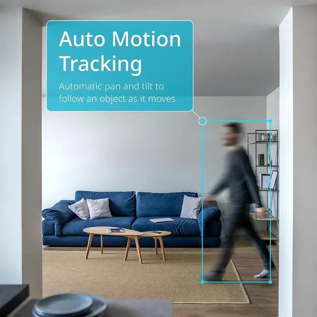Alt view image 5 of 7 - D-Link DCS-6501LH Compact Full HD Pan & Tilt Wi-Fi Camera, 1080p, Motorized Pan & Tilt, Night Vision, SD Card/Cloud Recording, Sound/Motion Detection, 2-Way Audio, Remote Access via App