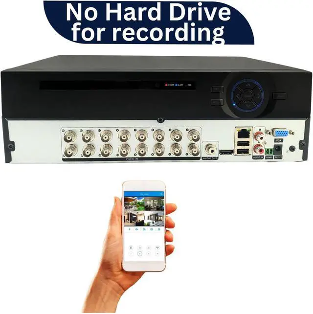 Alt view image 2 of 7 - Evertech 16 Channel H.264 AHD TVI CVI Analog 4in1 Surveillance Digital Video Recorder (No Hard Drive)