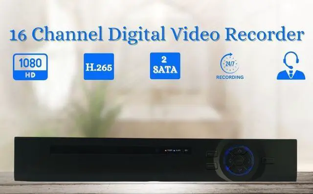 Alt view image 6 of 7 - Evertech 16 Channel H.264 AHD TVI CVI Analog 4in1 Surveillance Digital Video Recorder (No Hard Drive)