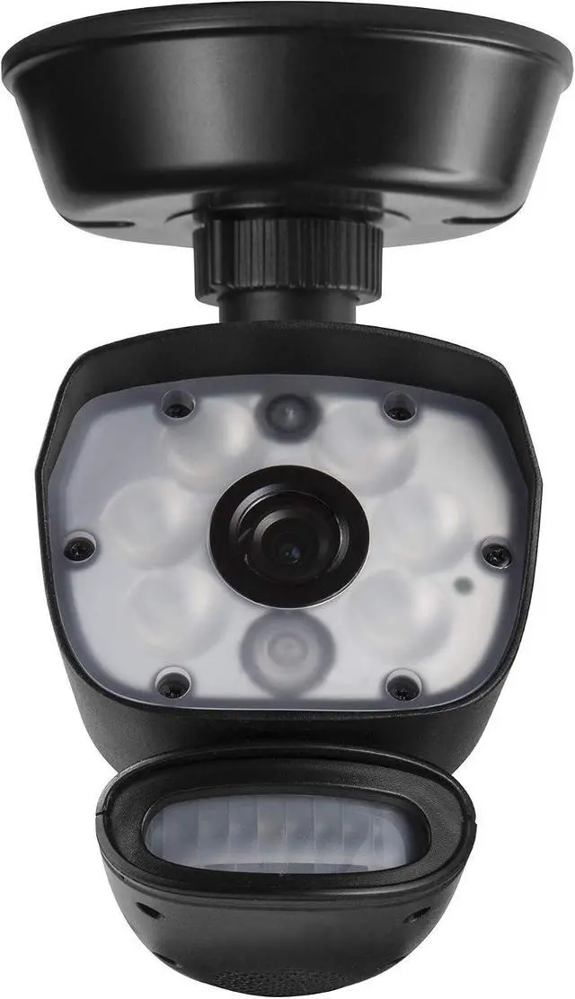 Alt view image 2 of 4 - Uniden LIGHTCAM40HD Outdoor Wi-Fi Security Camera - 1080p HD Video, Color Night Vision, LED Motion Sensor Spotlight - Connects to Home's 120V Wiring